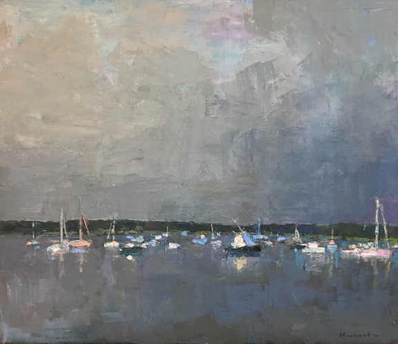 Boats in Grey